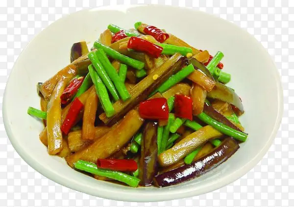 长豆角烧茄子