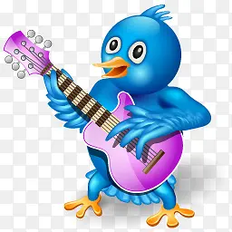 Twitter吉他图标