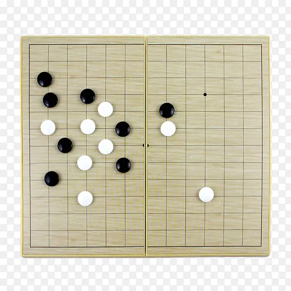 传统磁力围棋素材