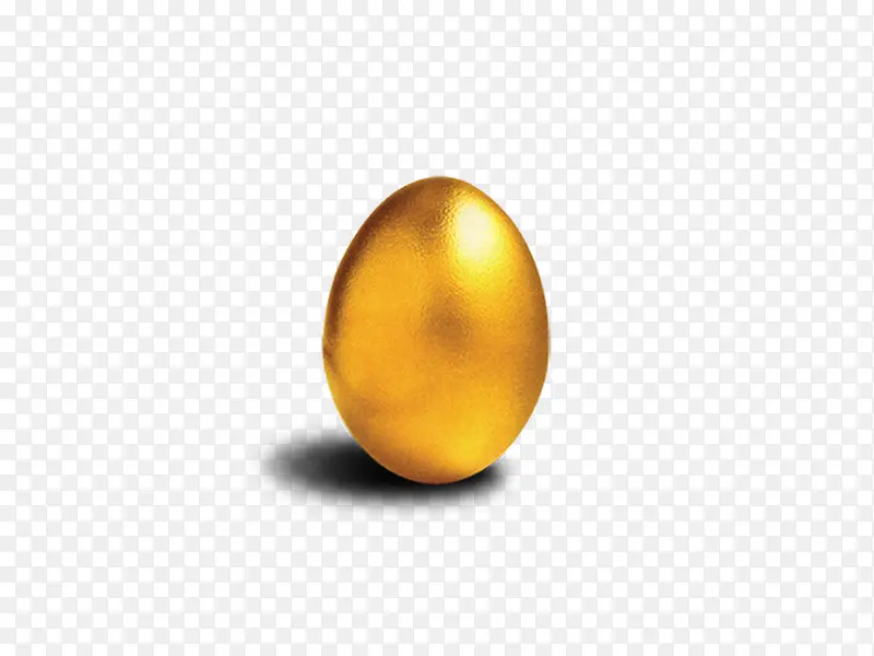 金色金蛋透明背景