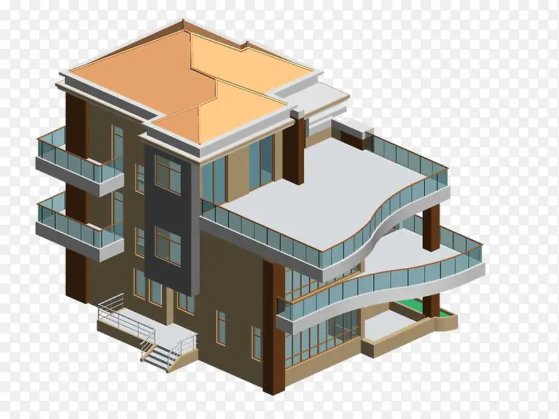 房屋修建模型图