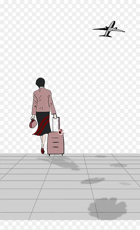 孤单一人的背影插图