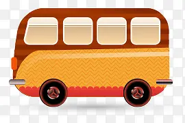 橘色公交车
