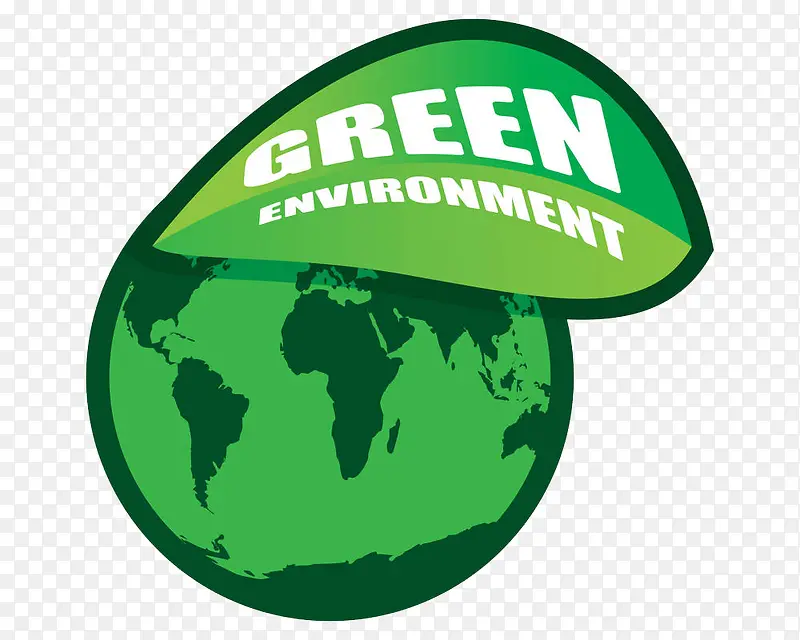 绿色地球生态环保图标