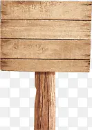 木质标志牌装饰