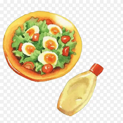 咸鸭蛋手绘画素材图片