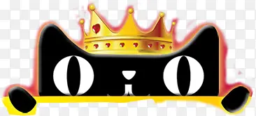 创意合成天猫头部造型皇冠