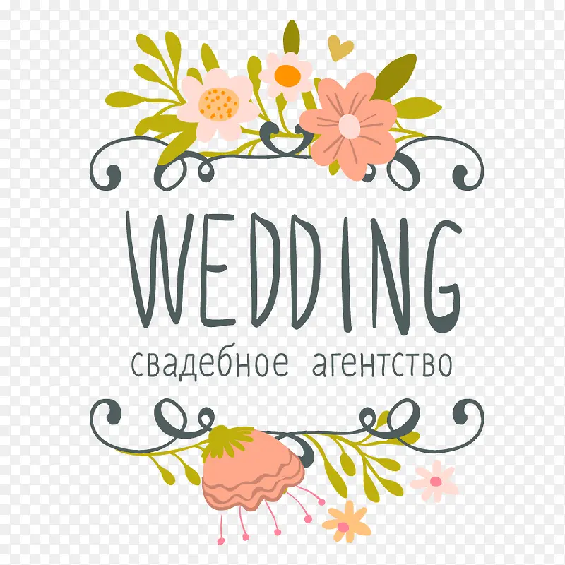 婚礼艺术字英文