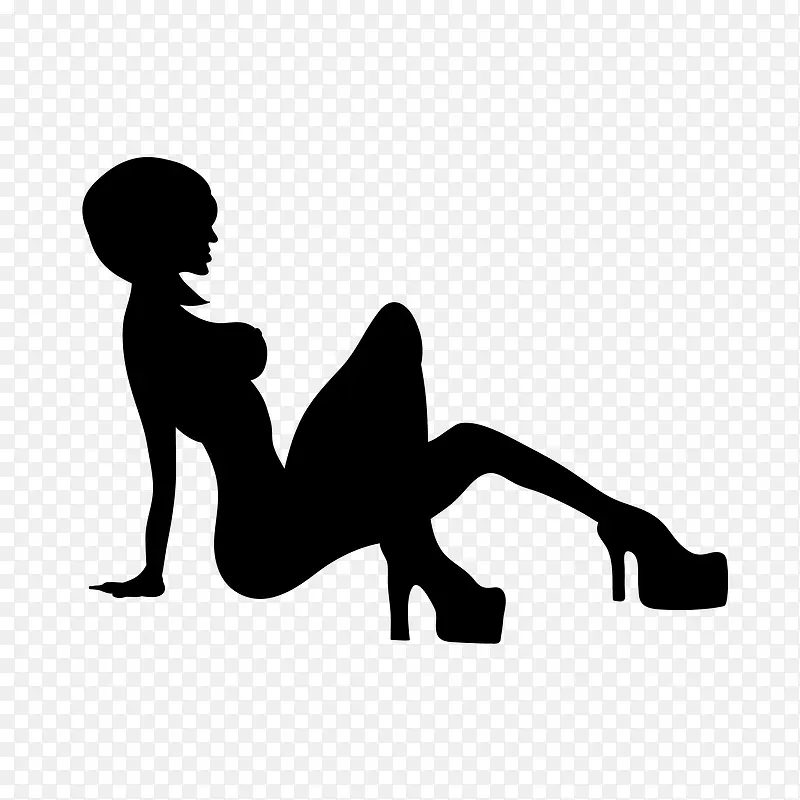 美女曲线剪影