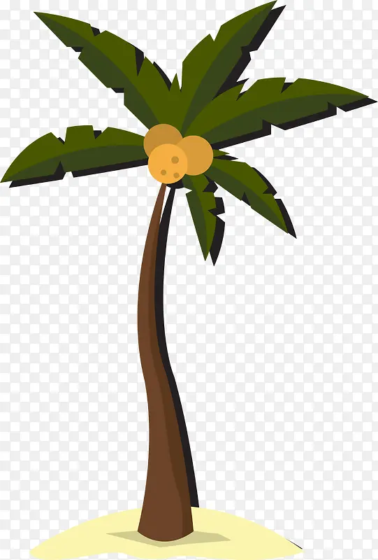 椰树图标矢量图
