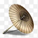 创意合成复古效果油纸伞