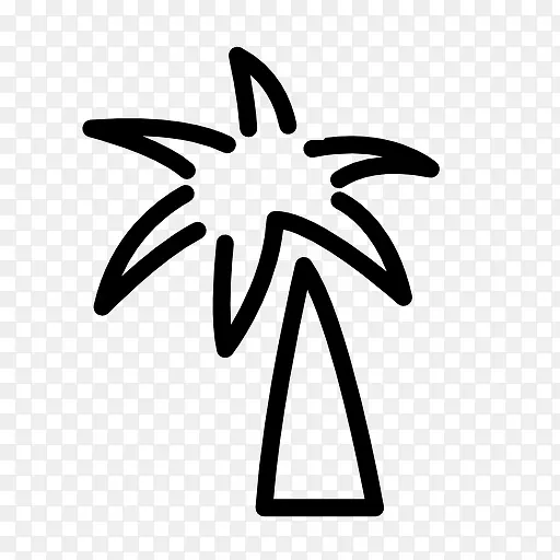 热带椰子树图标
