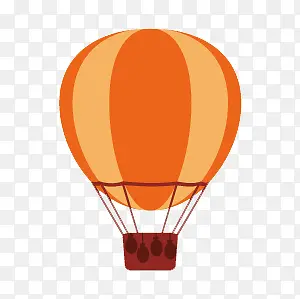 橘色热气球
