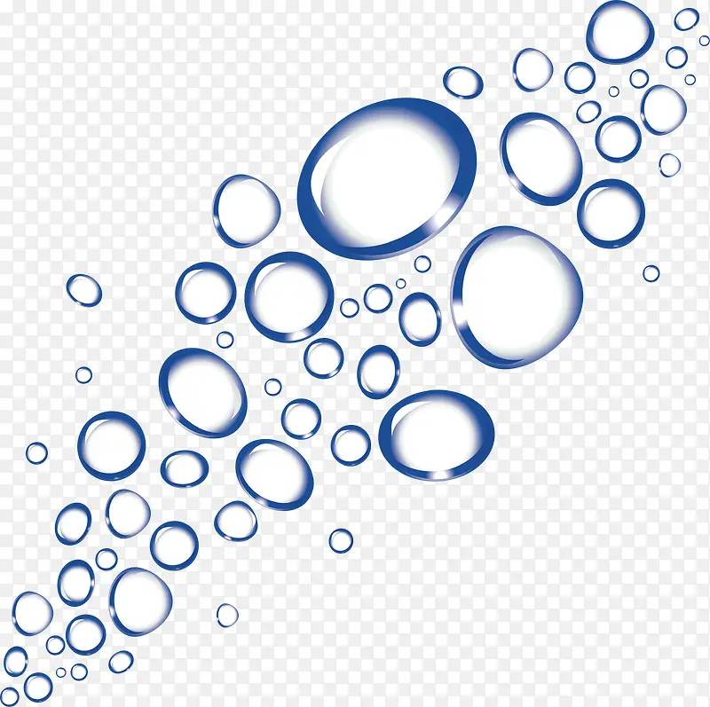 透明水晶水滴