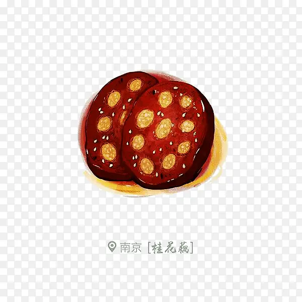卡通南京桂花藕