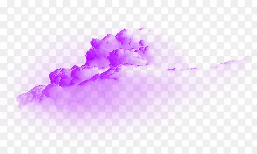 紫色彩云素材