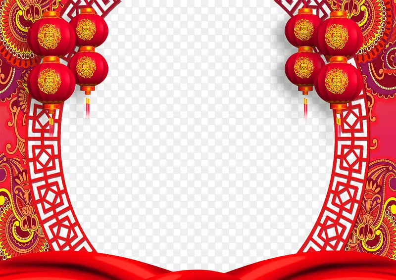 中国风喜庆婚庆装饰