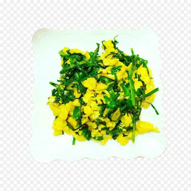 素菜韭菜炒鸡蛋