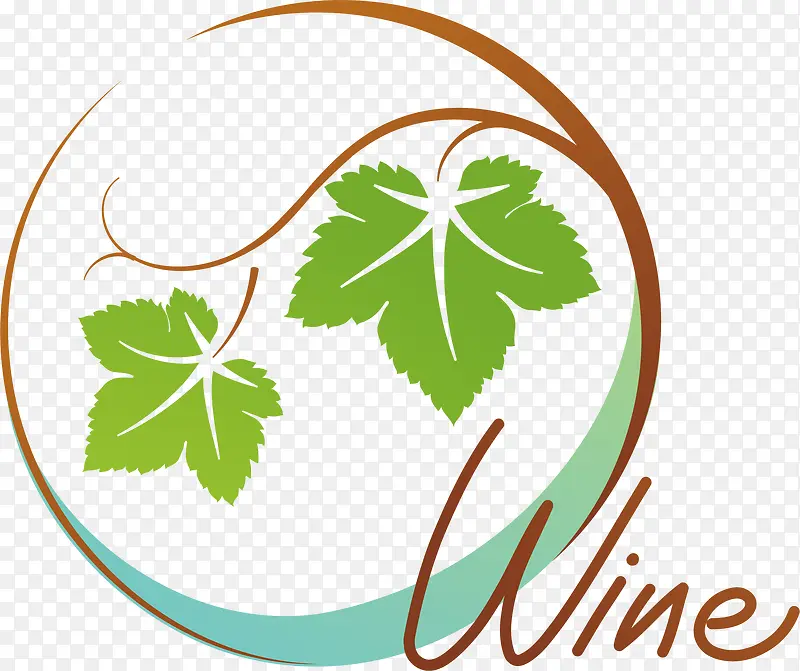 叶子白酒logo设计