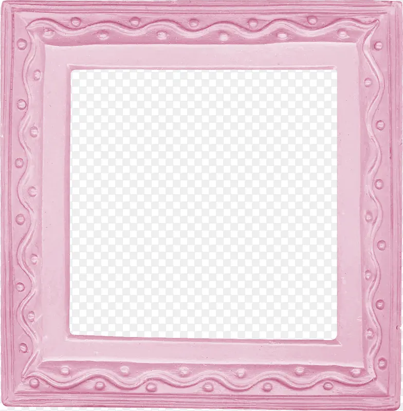 粉红镜框