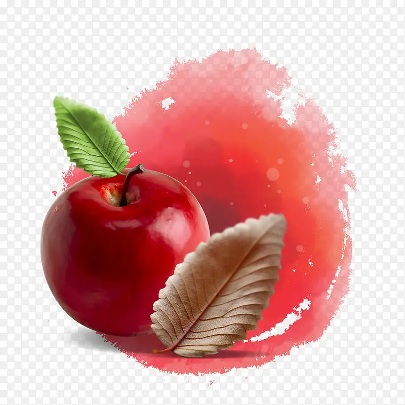 古典水墨苹果
