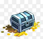 一盒蓝色金载体材料