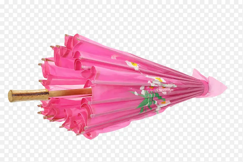 粉色油纸伞