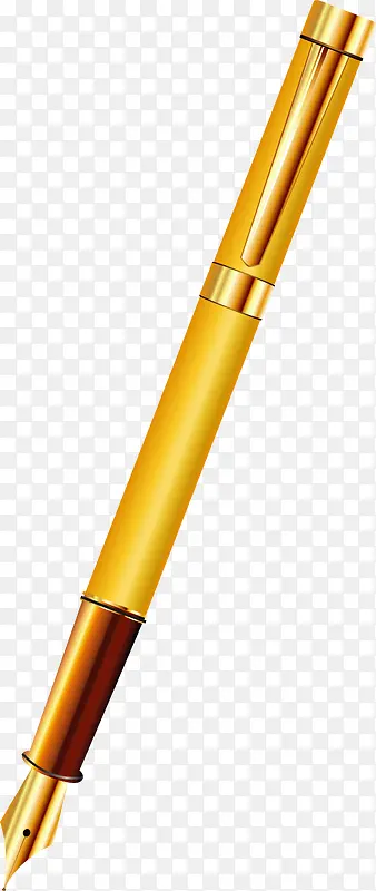 奢华金色钢笔