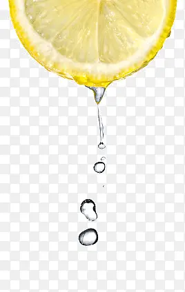 正在滴水的柠檬