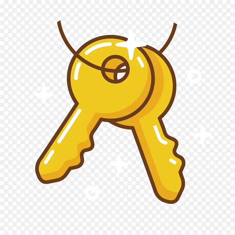 黄色钥匙
