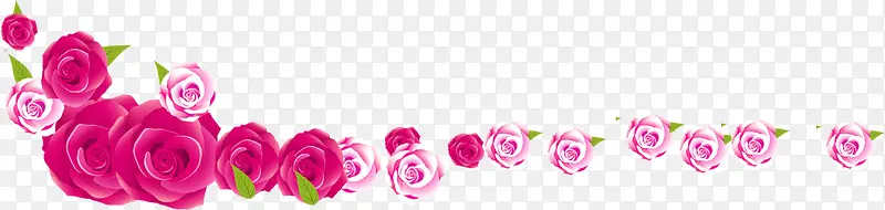 粉白色玫瑰花浪漫婚礼
