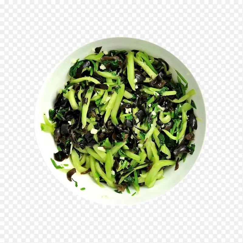 产品实物黄瓜丝蒜泥黄瓜