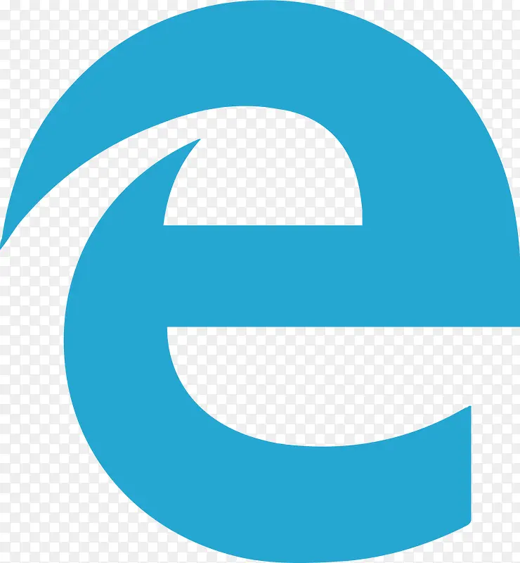 扁平化 logo edge
