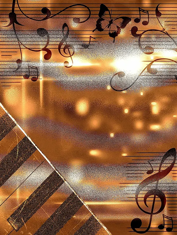 音乐符磨砂纹理免费图片