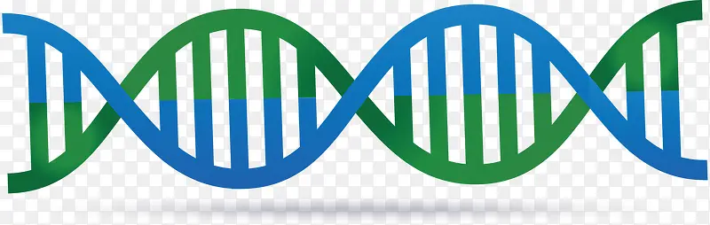 蓝色科技基因矢量图