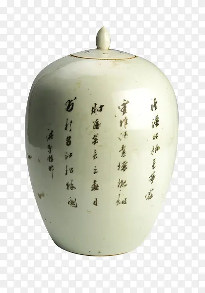 白色陶瓷瓶