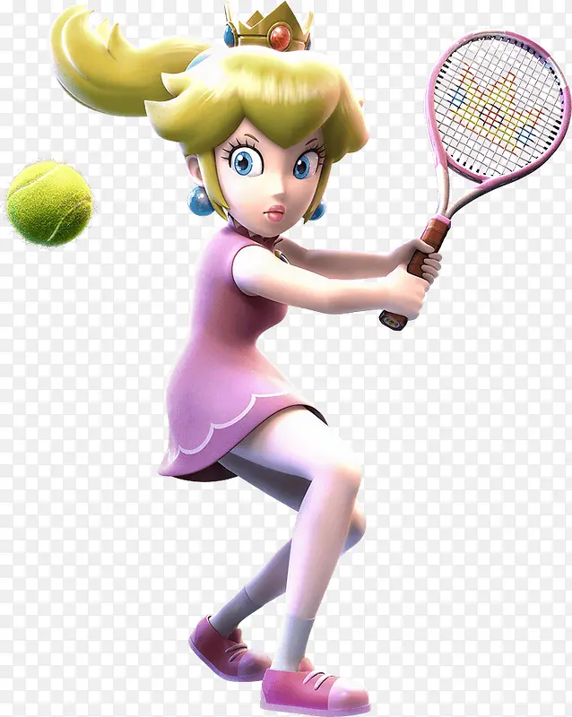 创意合成打网球的美女