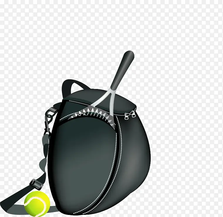 黑色网球包