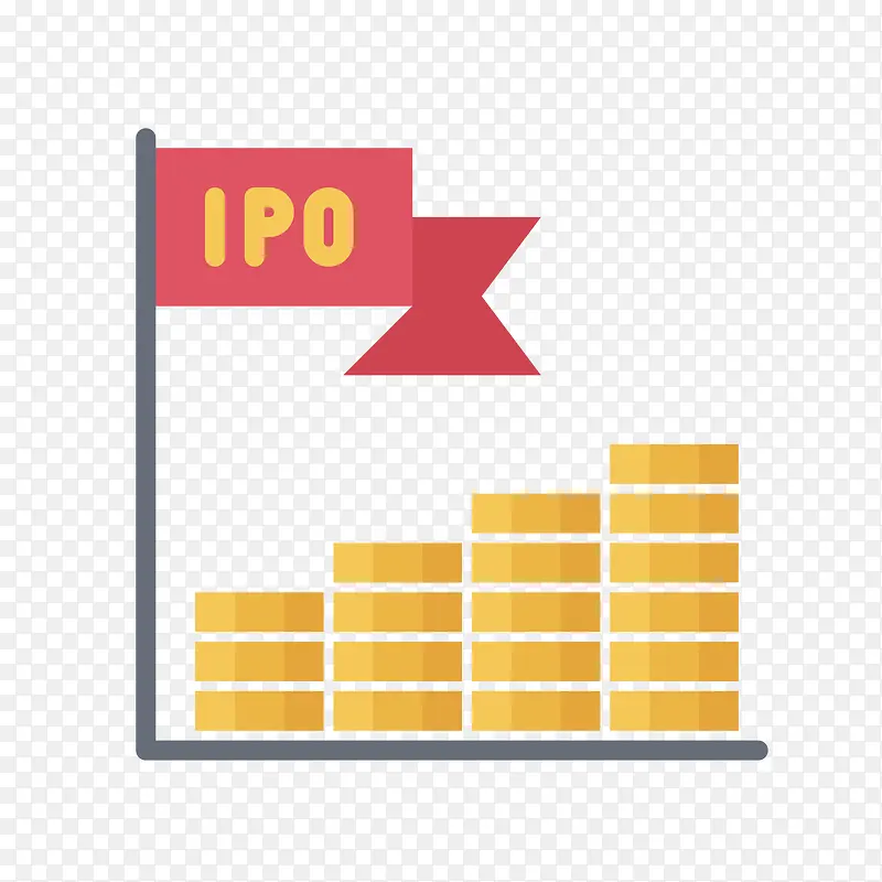 平面IPO数据矢量图标