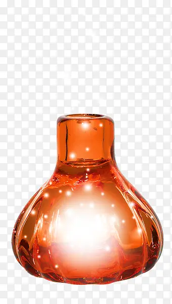 橙色魔法药水瓶