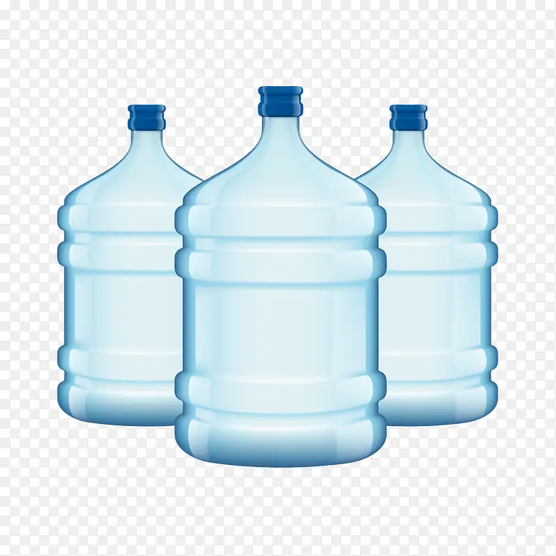 矢量手绘水桶