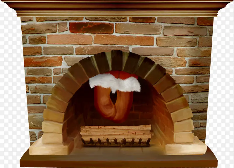 圣诞节装饰壁炉