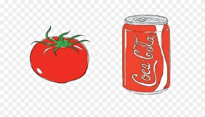 西红柿与可口可乐