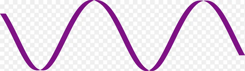 紫色波动线条图