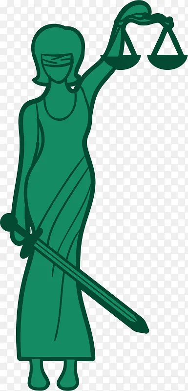 绿色希腊女神