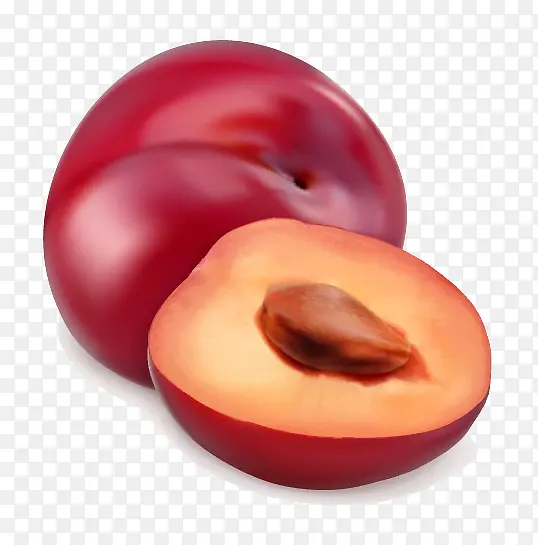 红色油桃