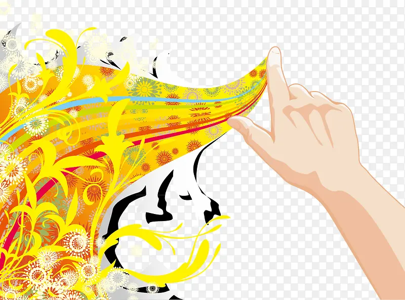 指尖繁花绽放PNG图片素材下载_图片编号yarnwleb-免抠素材网
