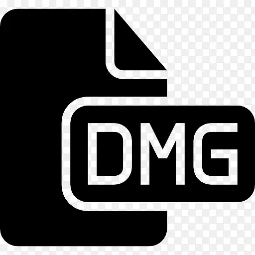 DMG文件黑色界面符号图标