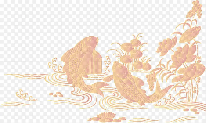 橙色锦鲤