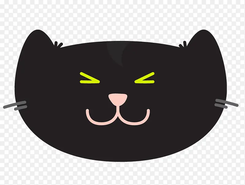 黑色猫咪头像